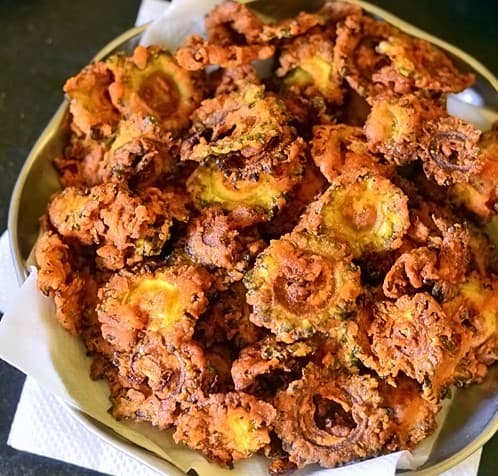 Crispy Bitter Gourd Rings