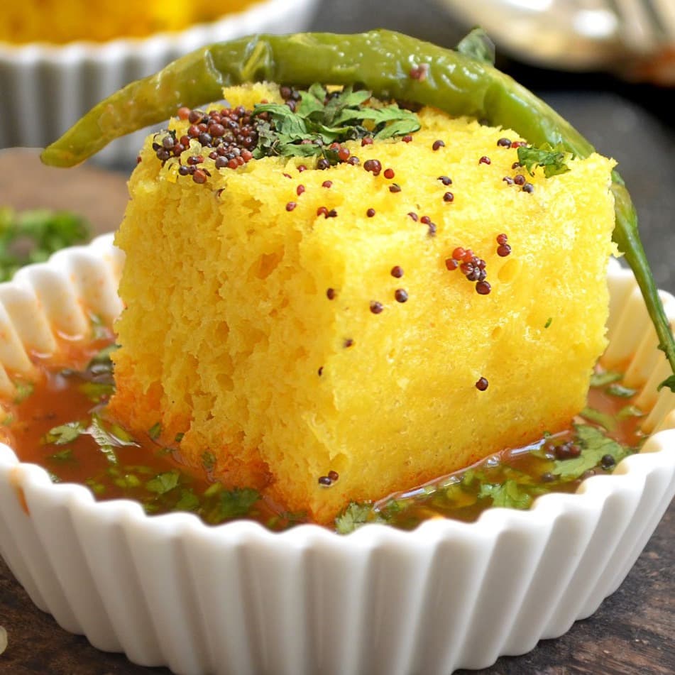 Try the famous Dhokla featured in Dalmaa Dhokla
