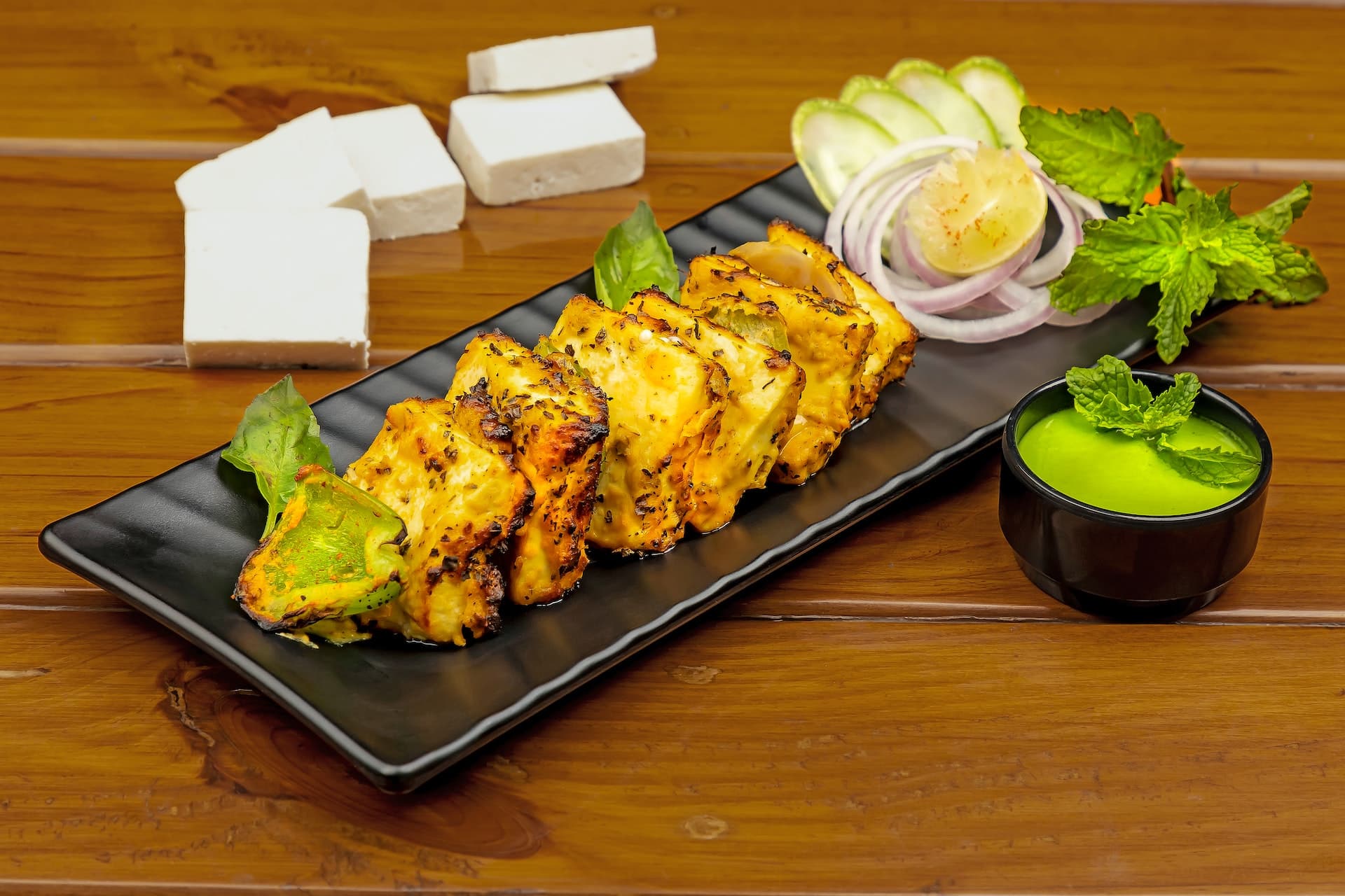 Try the famous Mouthwatering Paneer Tikka featured in Dalmaa Mouthwatering Paneer Tikka